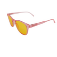 Load image into Gallery viewer, Prettier in Pink daytime computer glasses - side view on white background