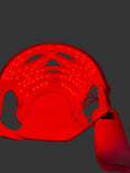 Load image into Gallery viewer, Close-up of a red LED strip light spool on a red background