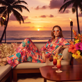 Load image into Gallery viewer, Club Tropicana Sleep Glasses – DreamWalkerz Crystal Collection