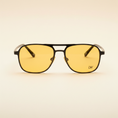 Load image into Gallery viewer, Black Aviators Cream Background