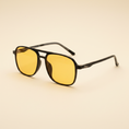 Load image into Gallery viewer, Black Aviators Cream Three-Quarter