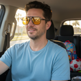 Load image into Gallery viewer, Black Aviators Real Busy Dad Shot