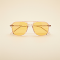 Load image into Gallery viewer, Blush Aviators Cream Background Front