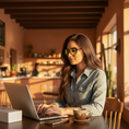 Load image into Gallery viewer, Cat Eye Chic Daytime Coffee Shop Model 2