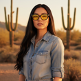 Load image into Gallery viewer, Cat Eye Chic — Daytime Computer Glasses