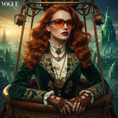 Load image into Gallery viewer, Emerald Ozdust - Redhead Hot Air Balloon