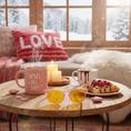 Load image into Gallery viewer, Prettier in Pink daytime computer glasses styled on coffee table - lifestyle shot