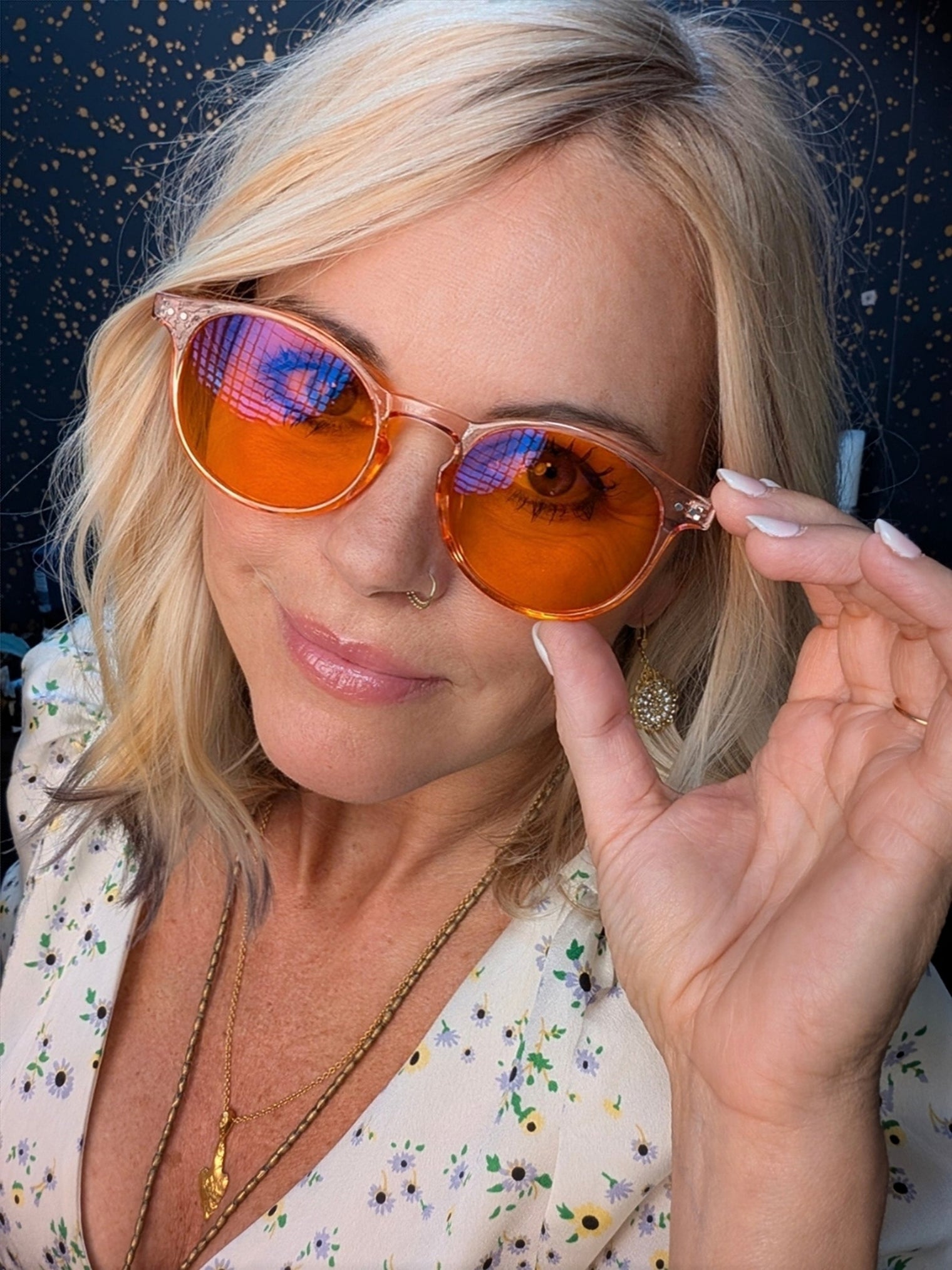 Why Put These Orange Glasses On At Sunset