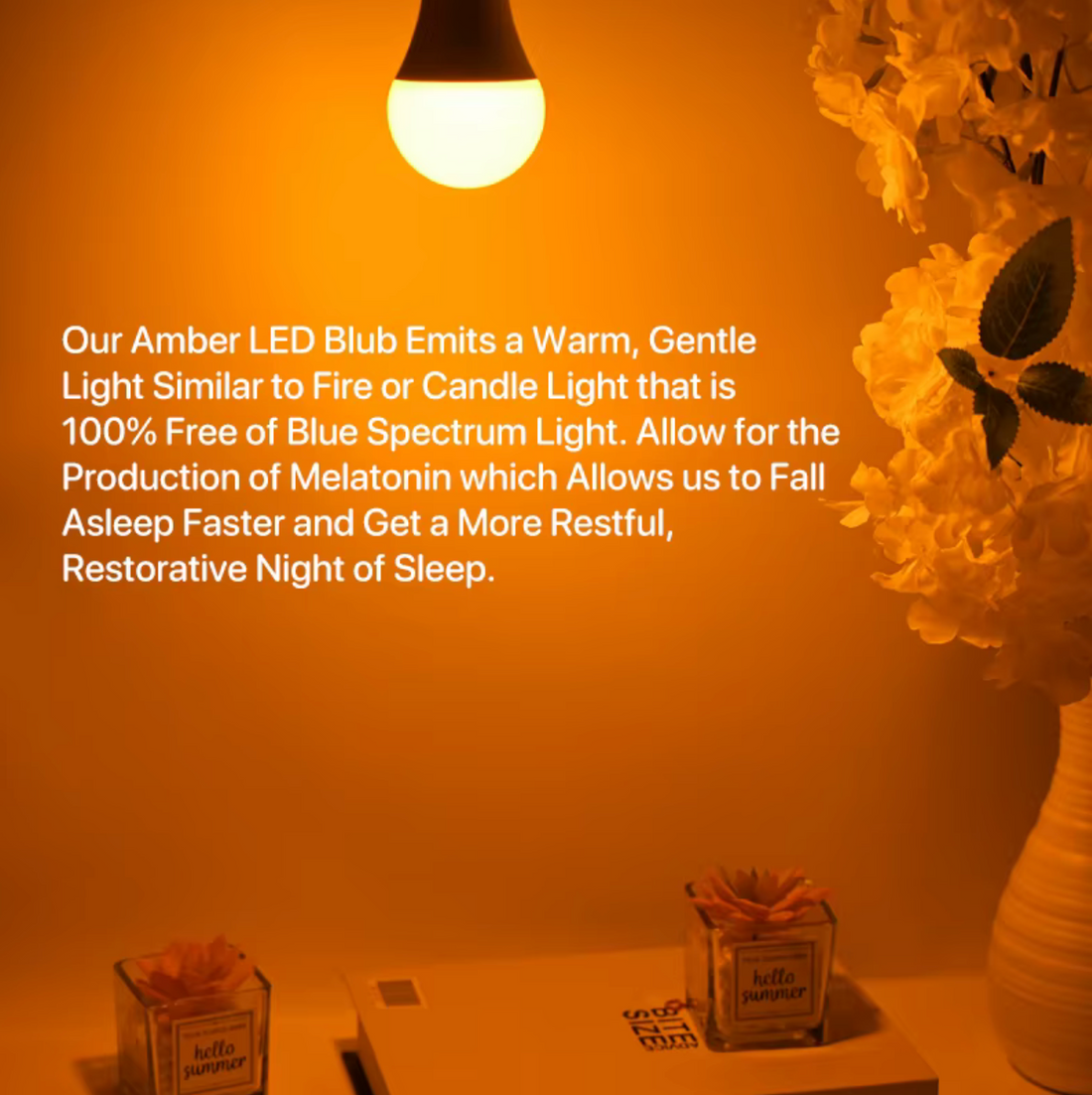 Lightbulb Circadian Friendly - Amber – DreamWalkerz