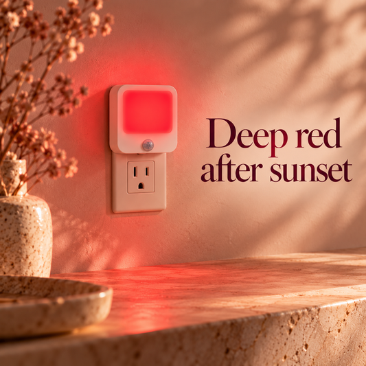 Nightlight - Motion Sensing Red Circadian Friendly