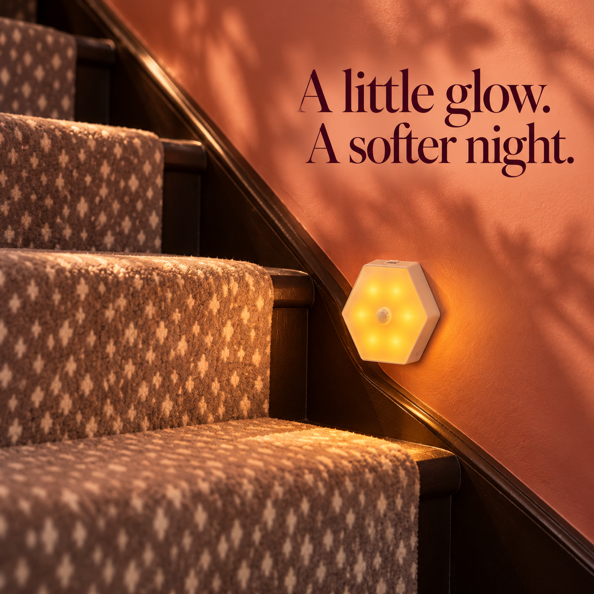 Queen Bee Amber | Rechargeable Motion Sensor Nightlight
