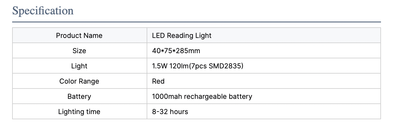 Lumina Circadian Friendly Reading Lamp