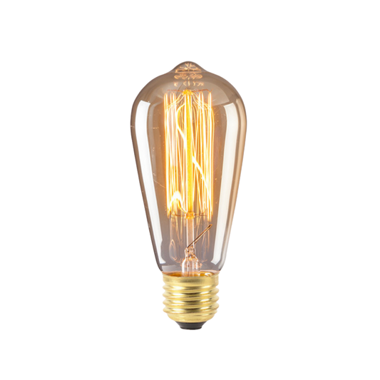 Edison Incandescent Bulbs ST64 — Set of 3 or 6 | Warm Circadian Light