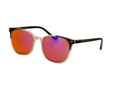 Load image into Gallery viewer, Sunglasses with red-tinted lenses on a light beige background
