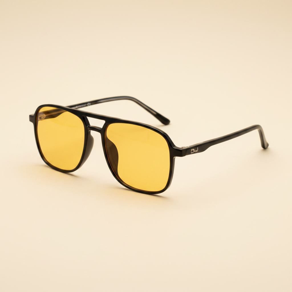 Black Aviators Cream Three-Quarter