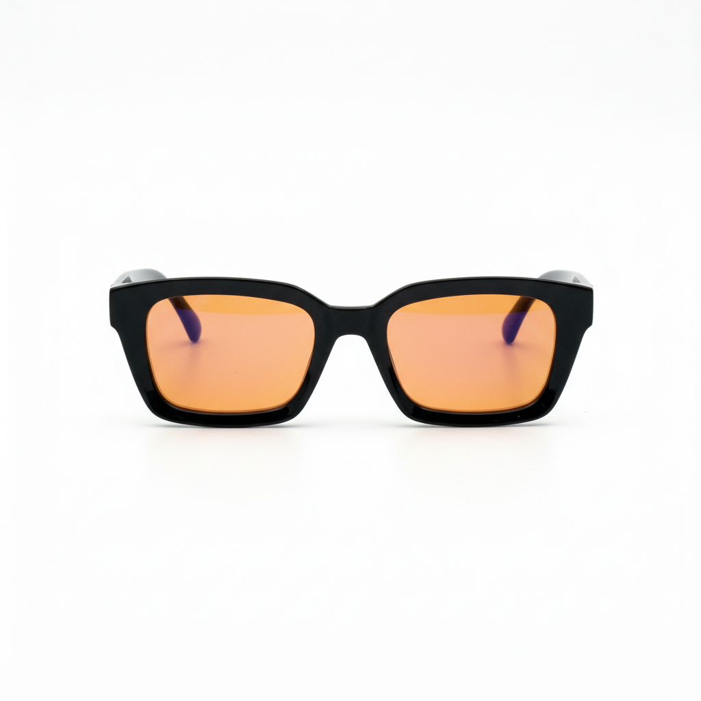 Black Chunky Frames - Front View Clean