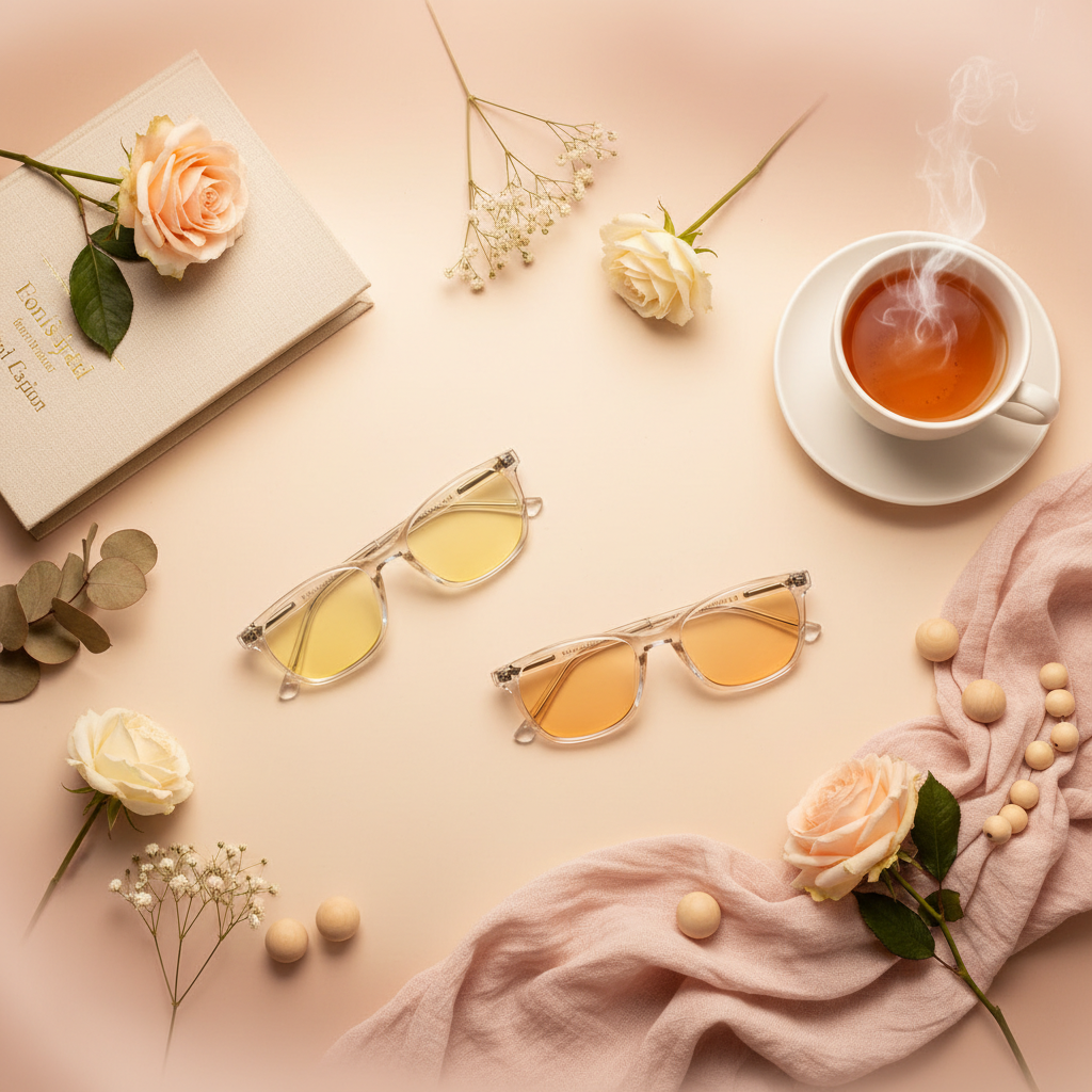 Crystal Readers Collection Flat Lay