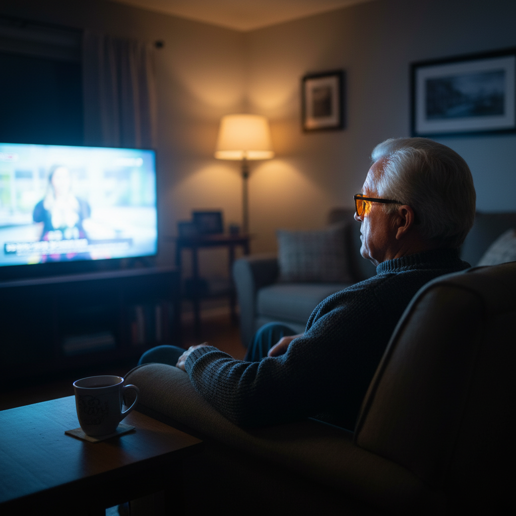 Dad TV Side Angle