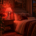 Load image into Gallery viewer, Midnight Rose | Blue Light Free Red Lightbulb
