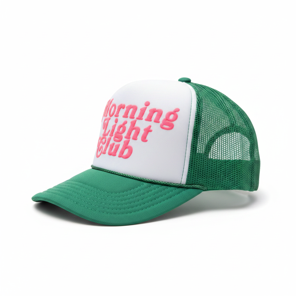 Green Hat Side Profile