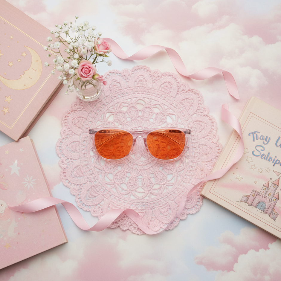 Kids Daytime Pink Glasses - Anthropologie Aesthetic