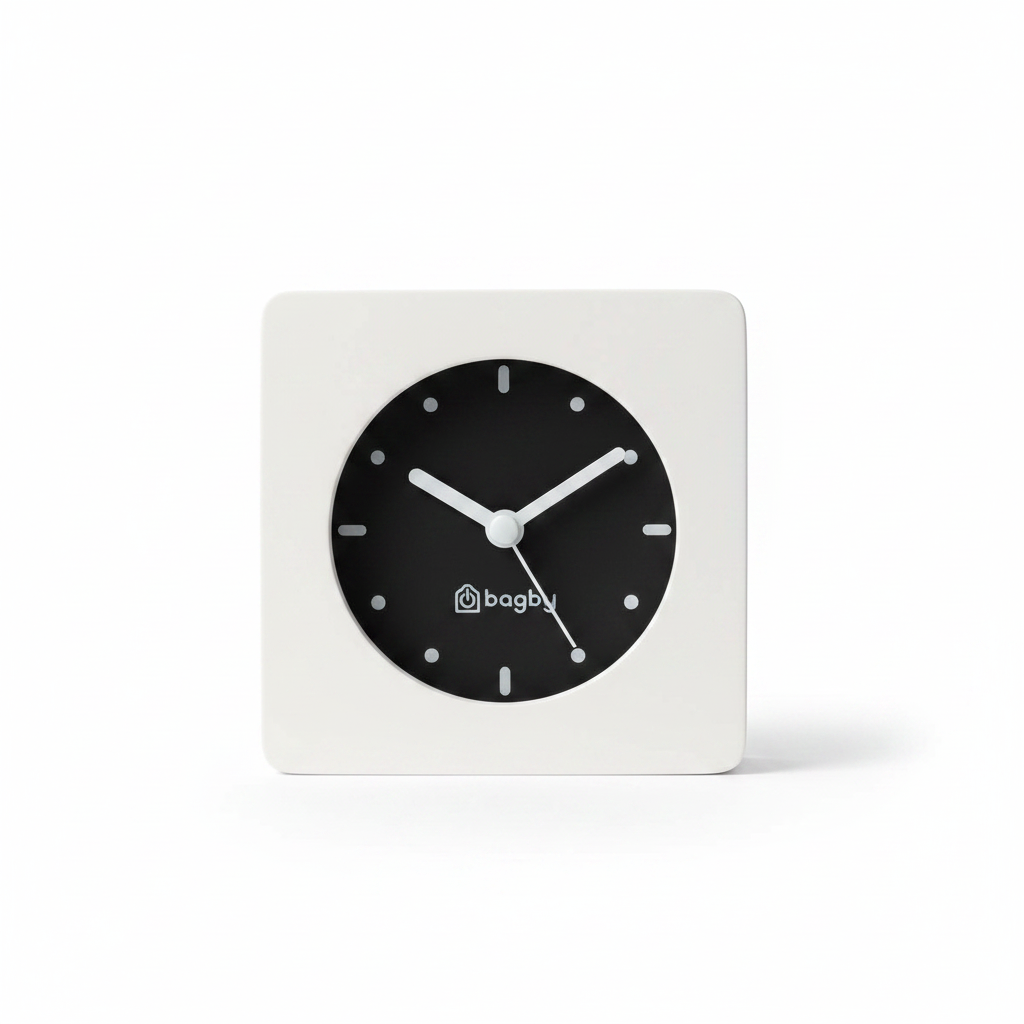 Mindful Morning Clock — White Background Hero
