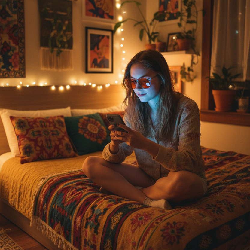 Mr. Jones Nighttime Gen Z Apartment Shot
