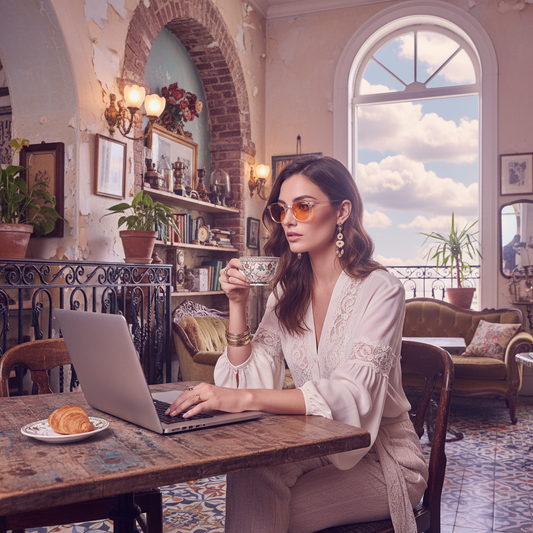 New Orleans coffee shop editorial - Clear Quartz