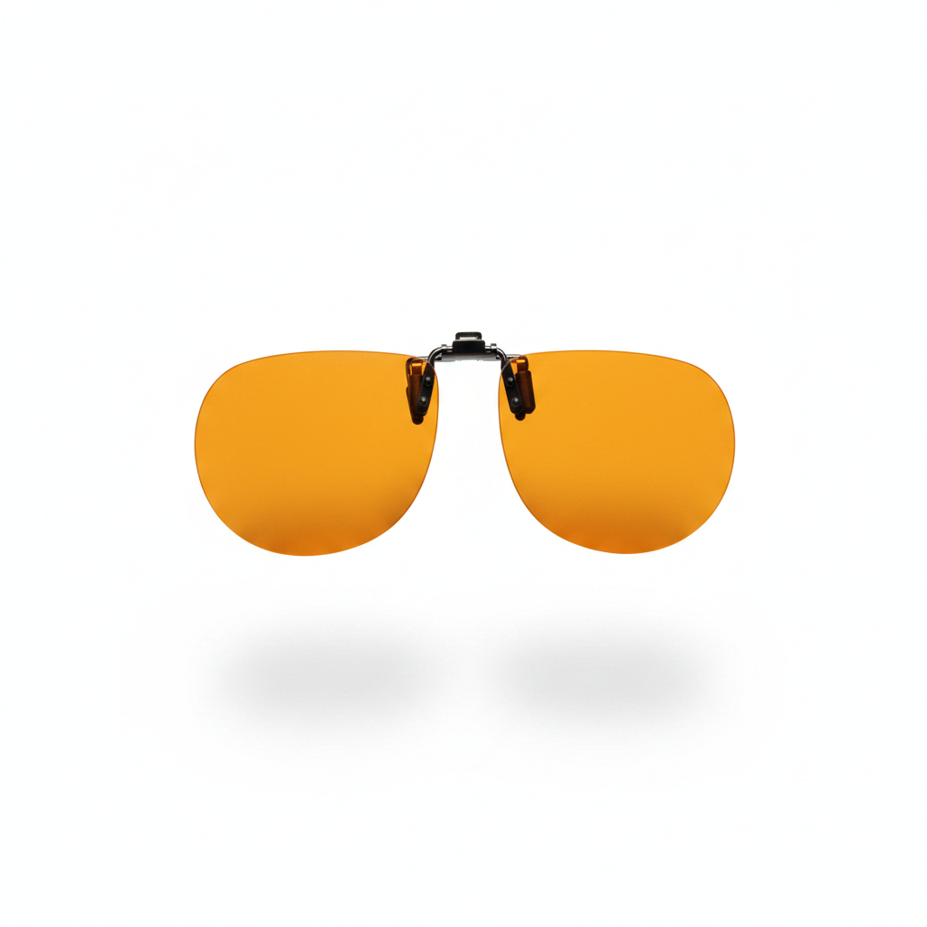 Round Amber White