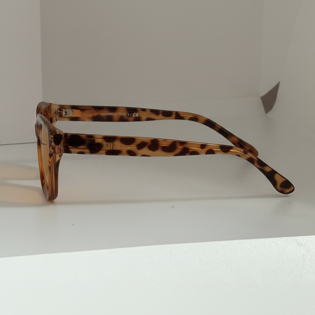 Tortoise Chunky Frames - Side